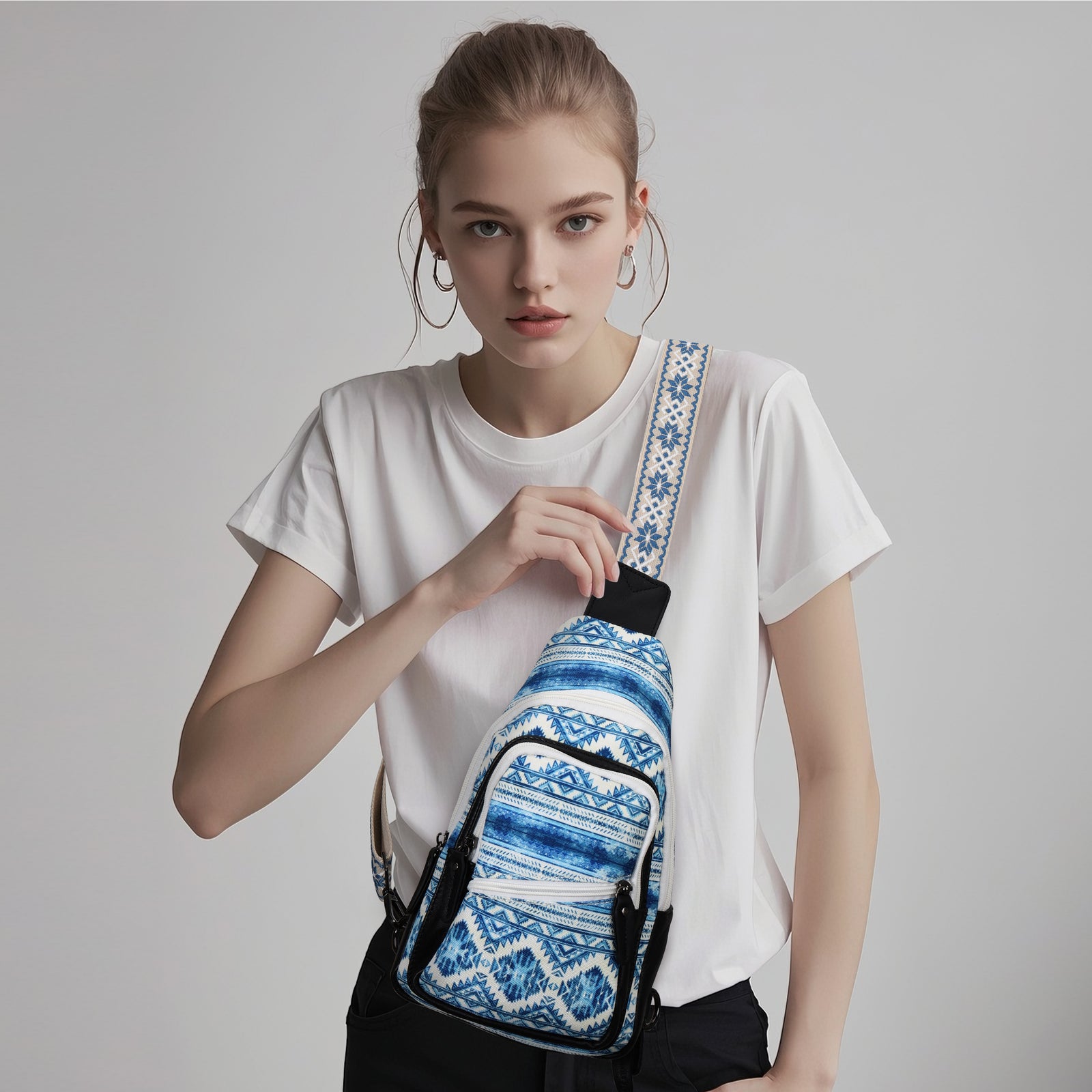 Aztec Canvas Sling Concealed-Carry Backpack