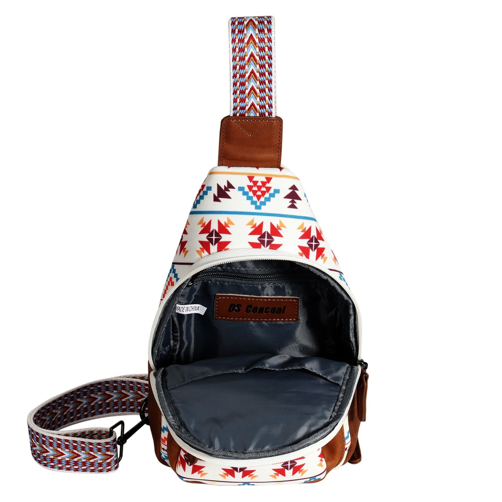 Aztec Canvas Sling Concealed-Carry Backpack
