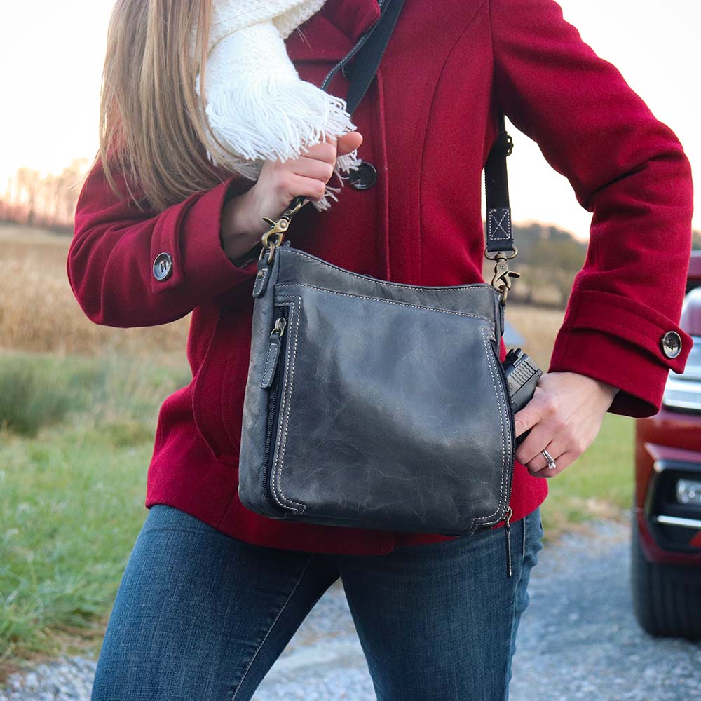 Slim Crossbody Concealed-Carry Purse