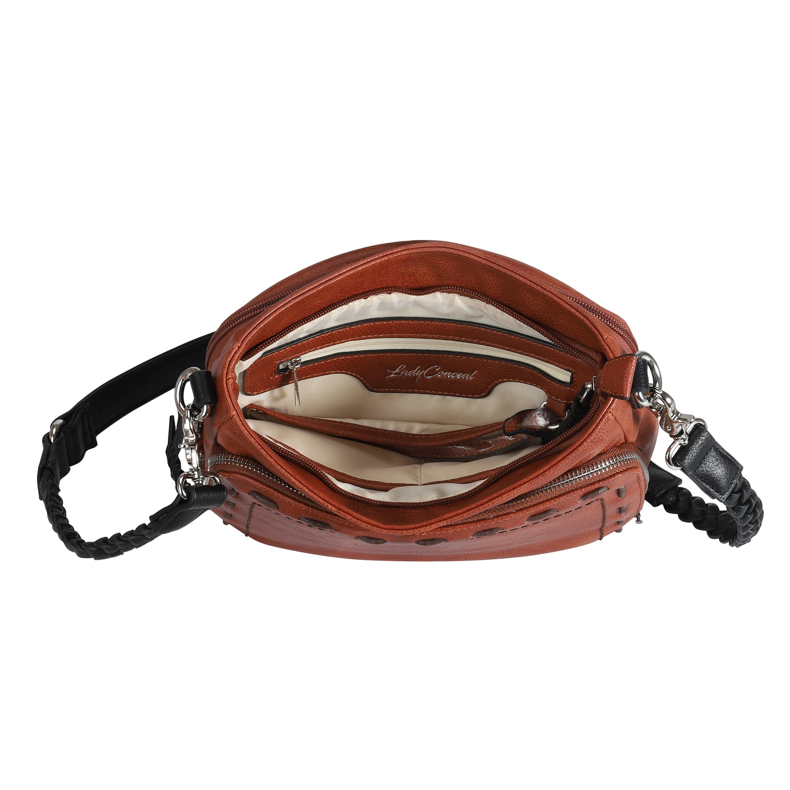 Skylar Stitched Concealed-Carry Crossbody