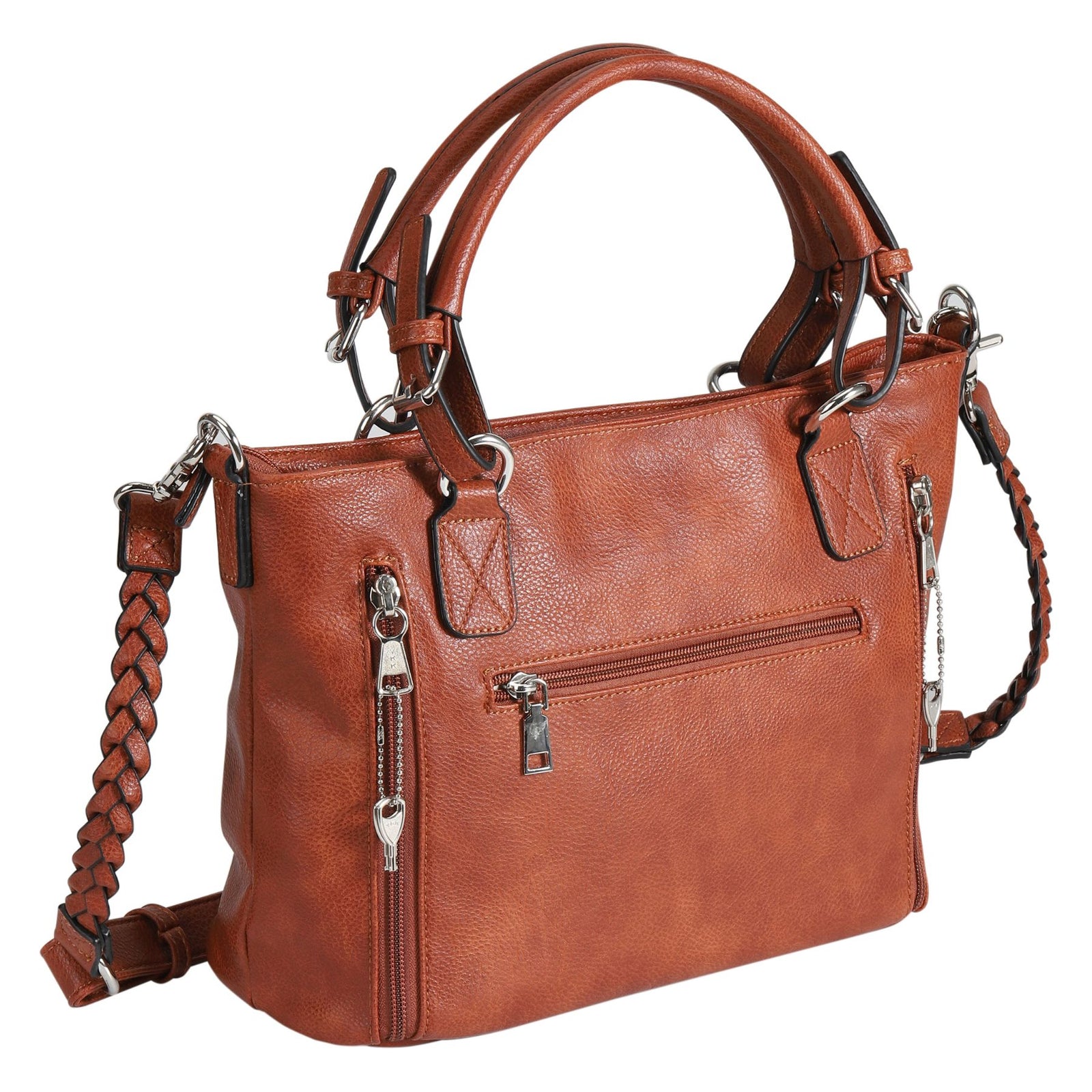 Ella Braided Concealed-Carry Satchel