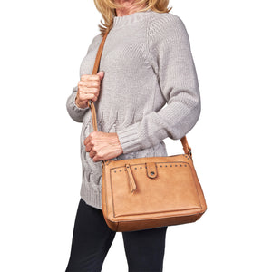 Kinsley Concealed-Carry Crossbody with RFID Wallet