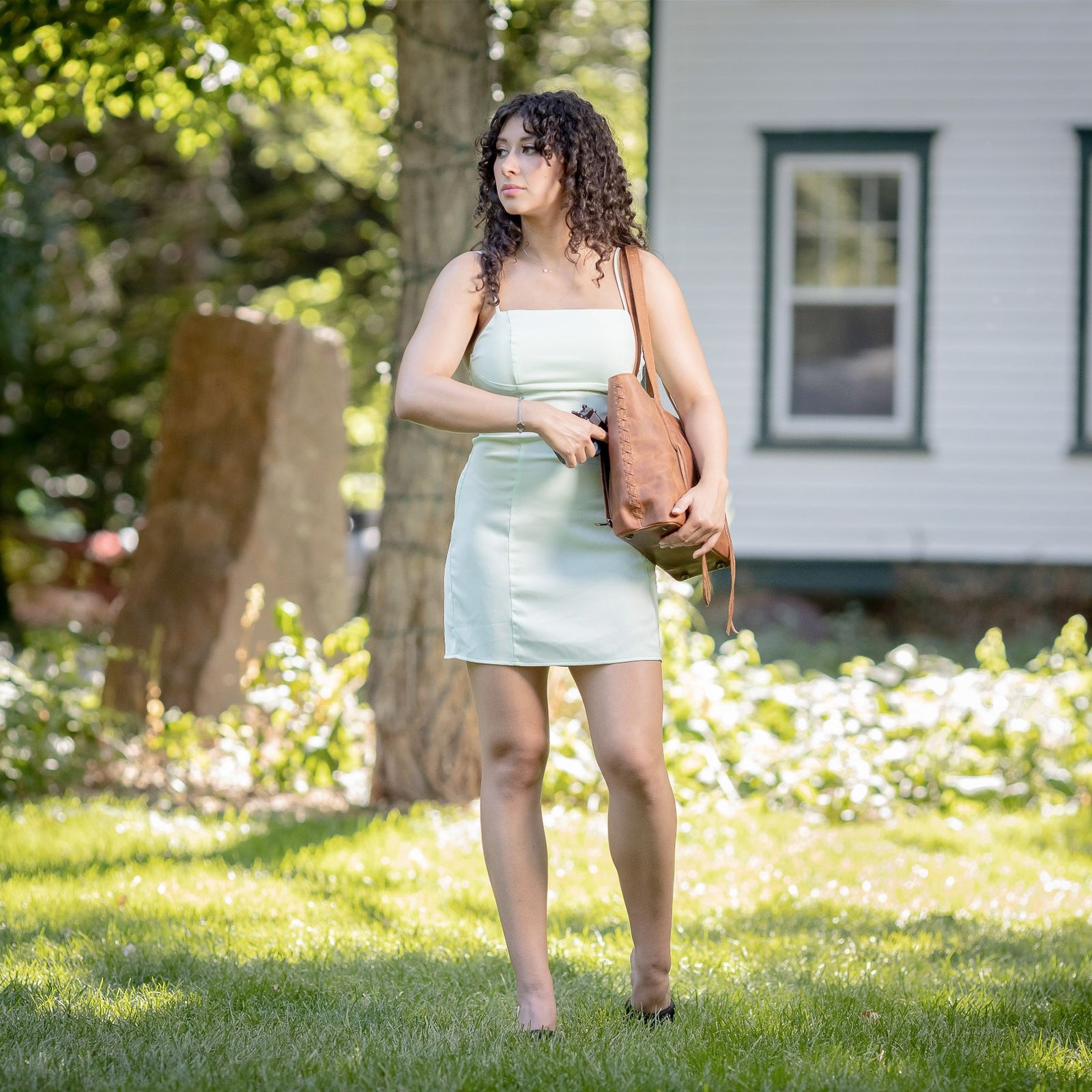 Norah Laced Concealed-Carry Tote