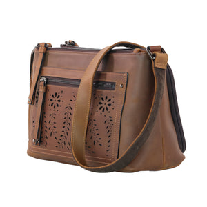 Brynlee Distressed Concealed-Carry Crossbody