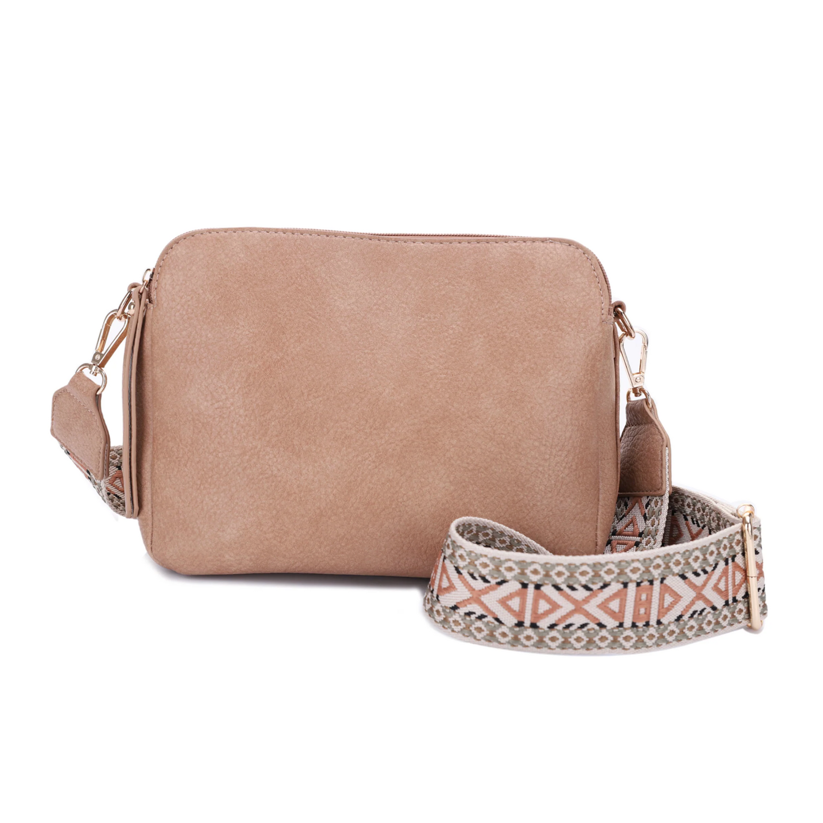 Rebecca Triple Compartment Lock and Key Concealed Carry Crossbody