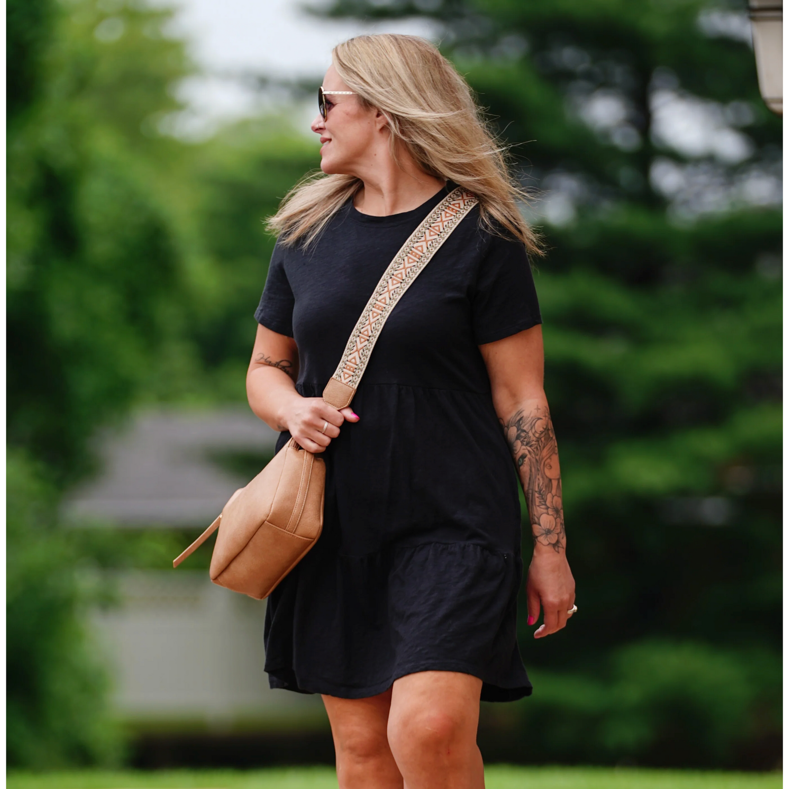 Rebecca Triple Compartment Lock and Key Concealed Carry Crossbody