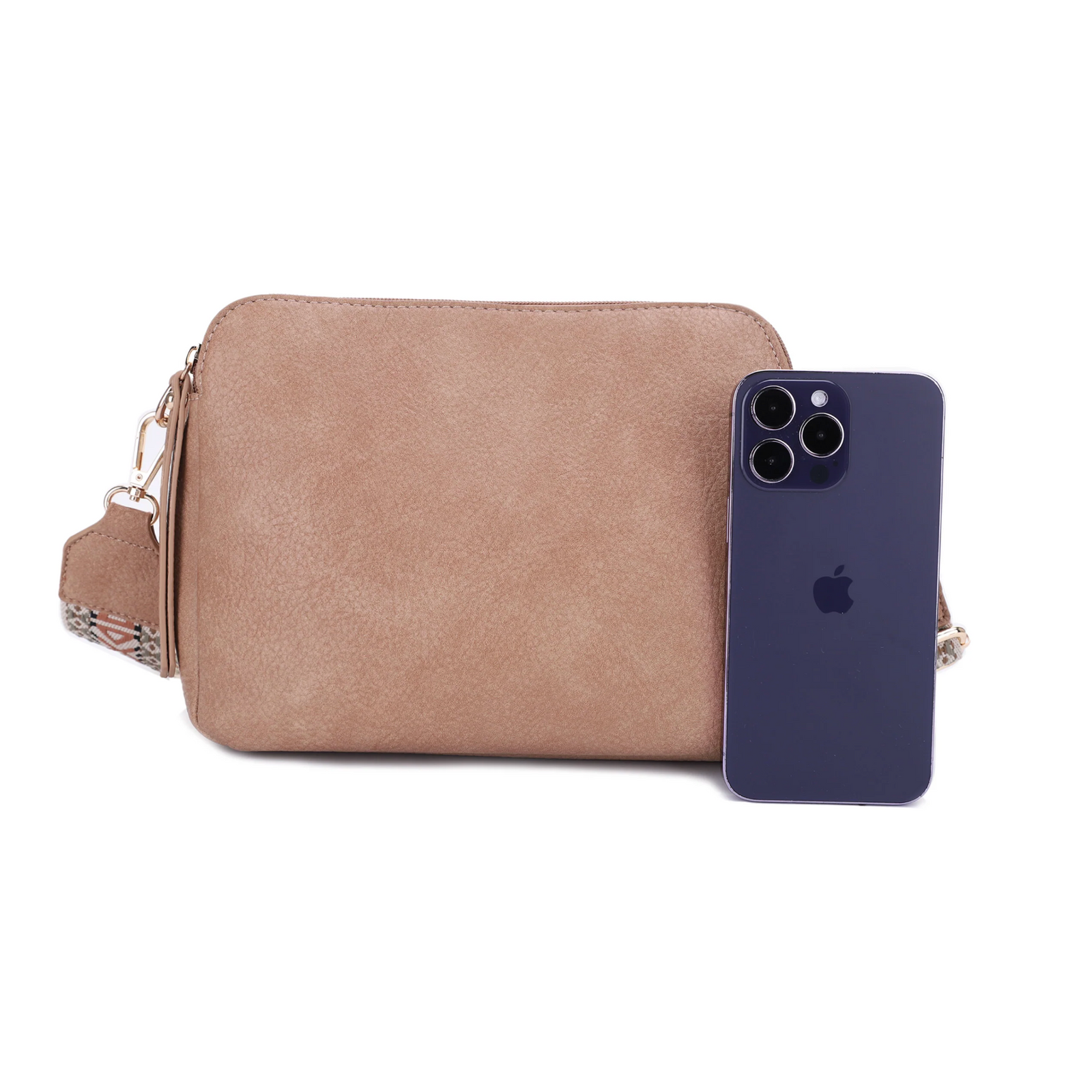 Rebecca Triple Compartment Lock and Key Concealed Carry Crossbody