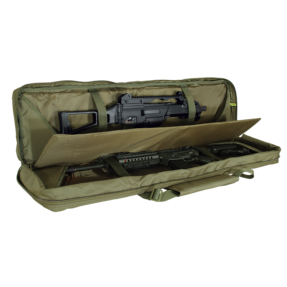 Padded Multi-Gun Case with Die Cut Molle