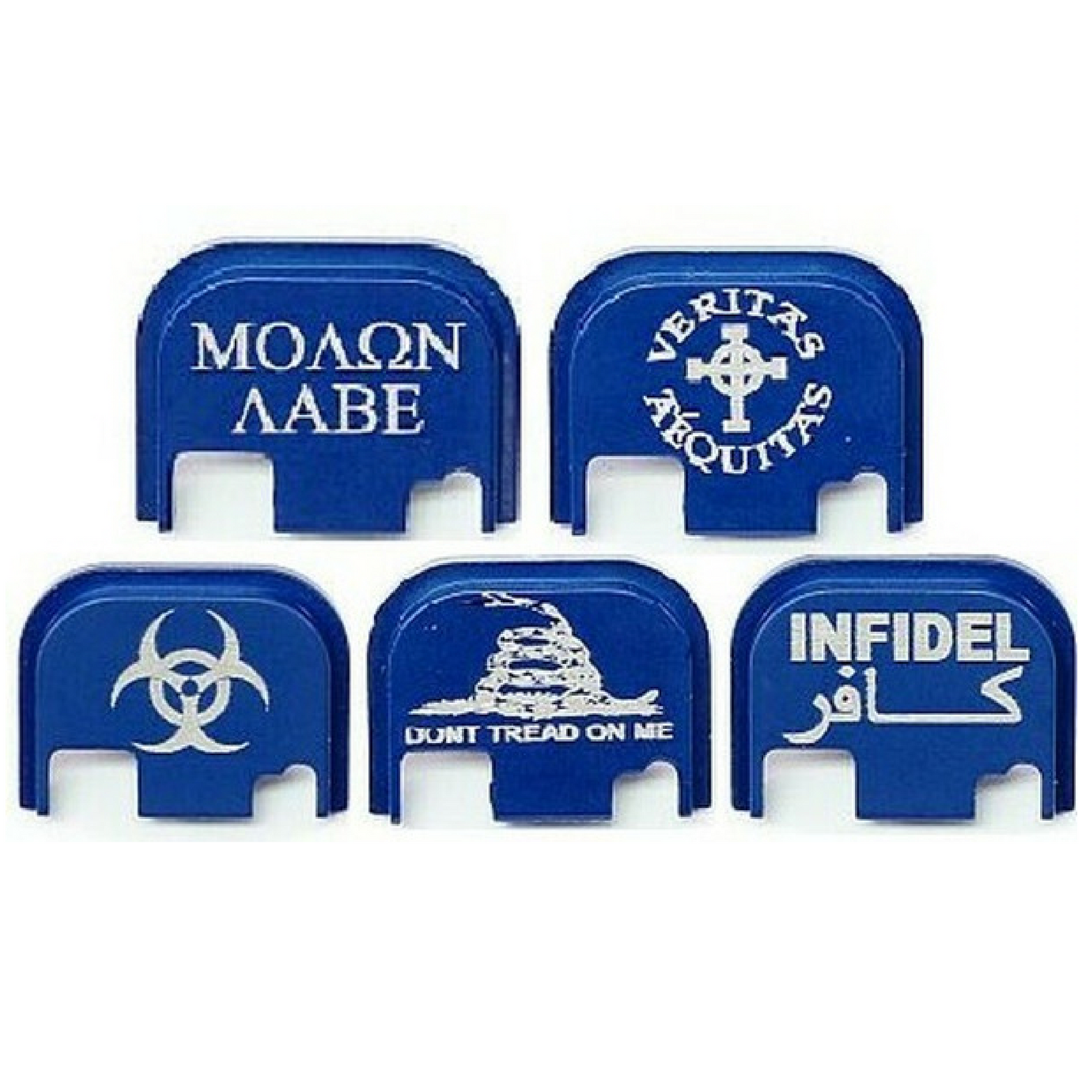 Engraved Slide Cover Plate for Glock