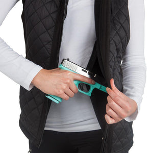 Crossroads Concealed-Carry Vest: Suitable for left or right-hand draw