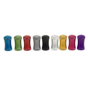 Tactical Knurled Edge Caps: Blue - Green - Red - Grey - Black - Silver - Gold - Pink - Purple