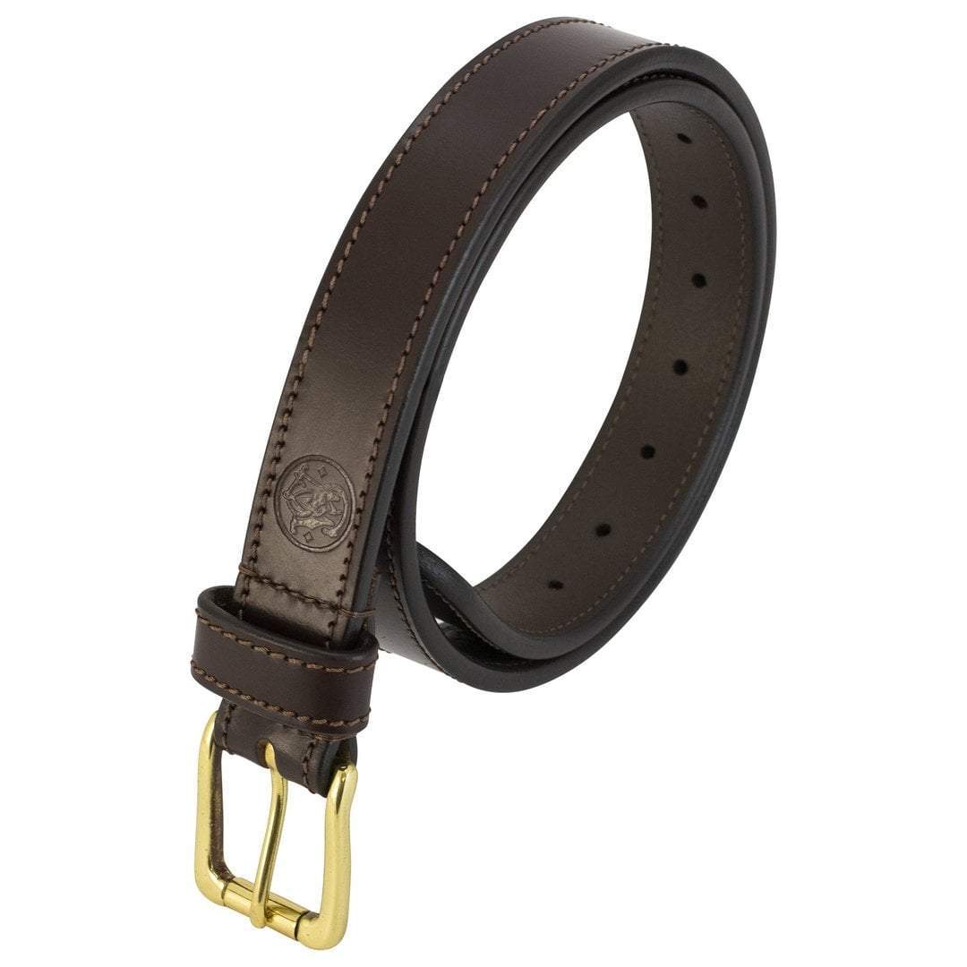 Brown with Brass Buckle