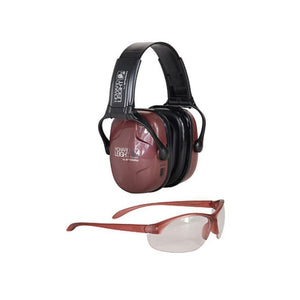 Dusty Rose Pink Ears & Eyes Kit - includes earmuffs and glasses