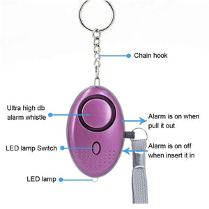Personal Keychain Alarm (2-Pack)
