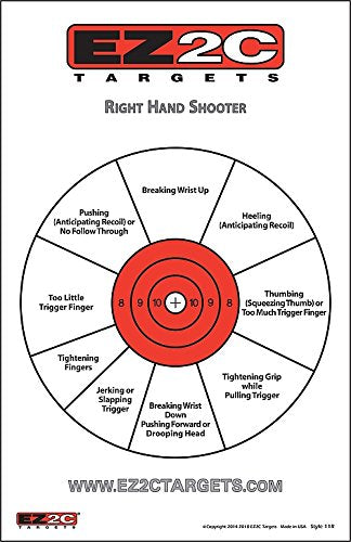 200 EZ2C Targets Most Popular 8 Styles Paper Targets Bundle Pack 11"x17" USA Made