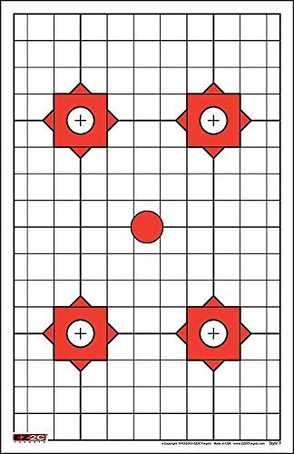 200 EZ2C Targets 8 Rifle Styles Package Paper Shooting Targets for Range 11”x17” USA MADE