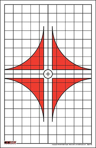 200 EZ2C Targets Most Popular 5 Rifle Styles Paper Targets Bundle 11"x17" USA Made