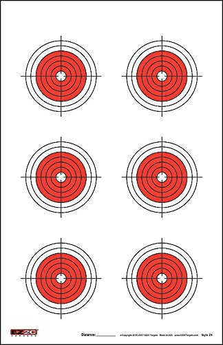 200 EZ2C Targets 8 Rifle Styles Package Paper Shooting Targets for Range 11”x17” USA MADE