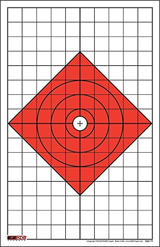 200 EZ2C Targets 8 Rifle Styles Package Paper Shooting Targets for Range 11”x17” USA MADE
