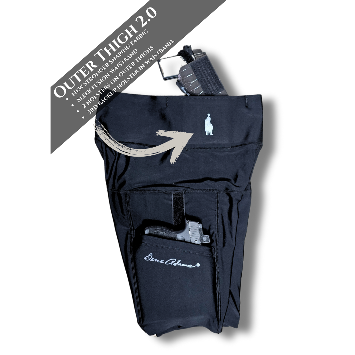 Outer Thigh Holster Shorts 2.0