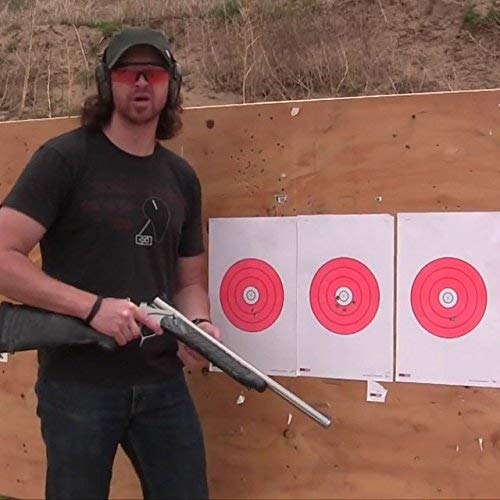 EZ2C Targets #9: 8" Bullseye Paper Shooting Target 11"x17" USA MADE Hi-Visibility