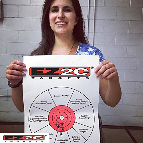 EZ2C Right Hand/Left Hand Diagnostic Training Paper Target 11”x17” USA MADE Style 11