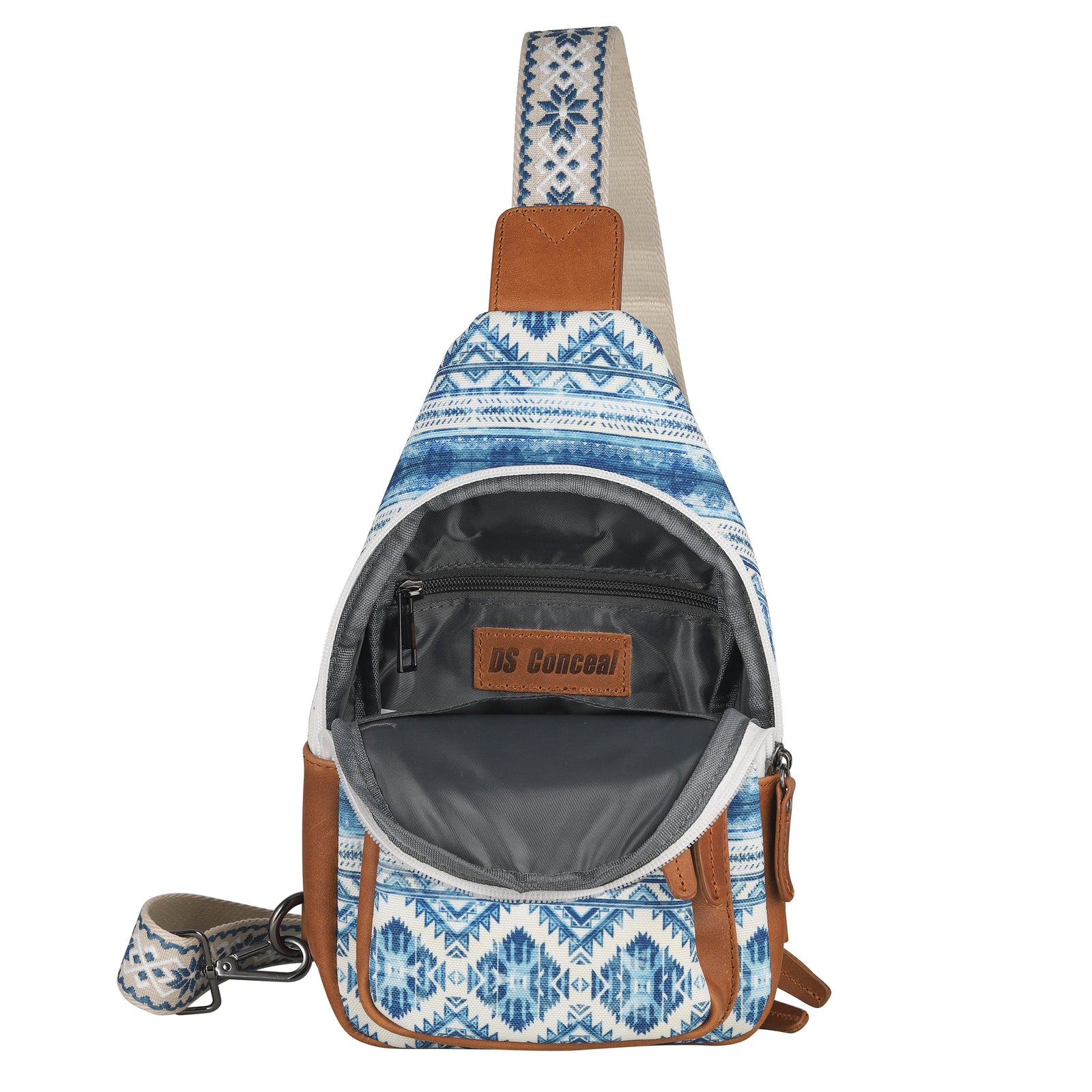Aztec Canvas Sling Concealed-Carry Backpack