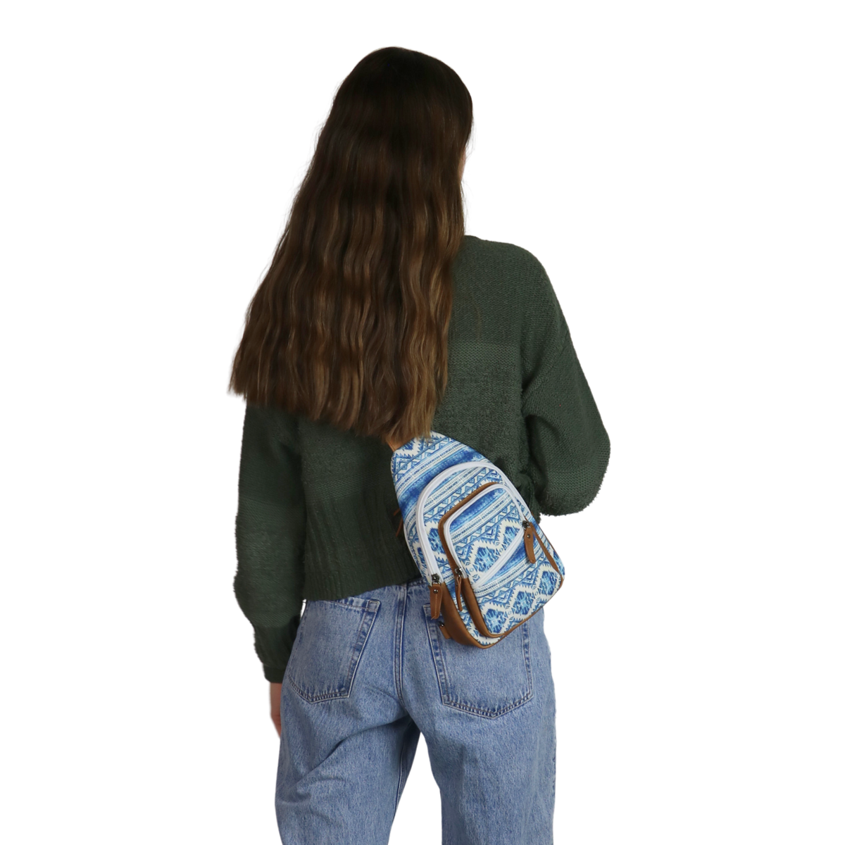 Aztec Canvas Sling Concealed-Carry Backpack