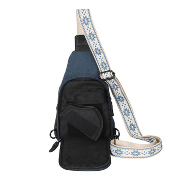 canvas sling mini backpack Concealed Carry Indie Canvas Sling by DS Conceal Gray Canvas
