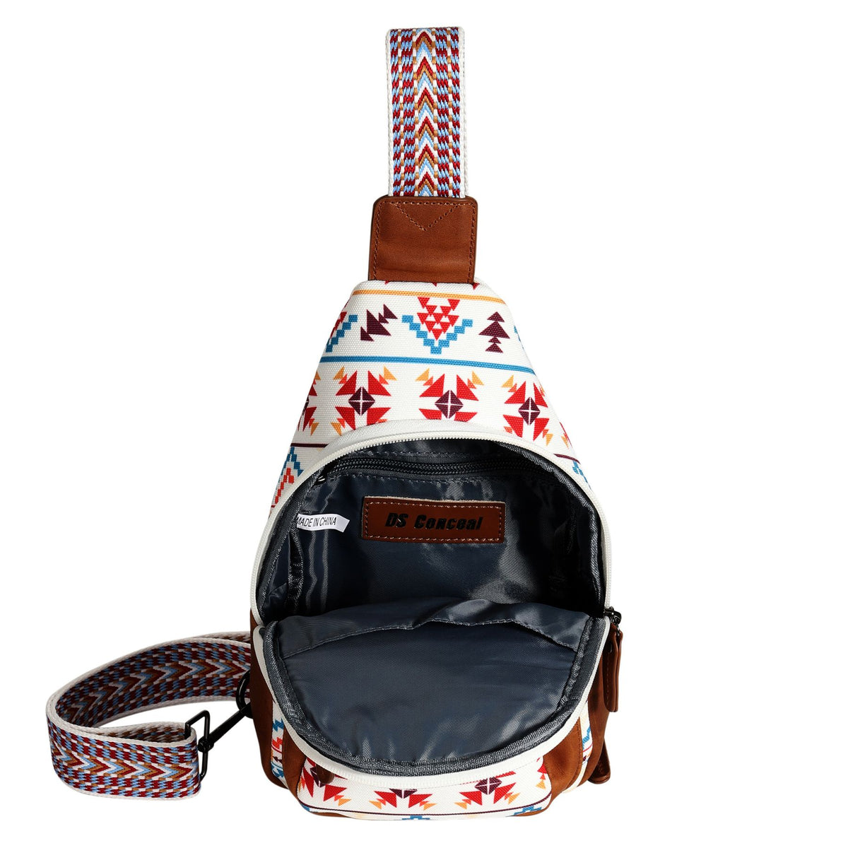 Aztec Canvas Sling Concealed-Carry Backpack