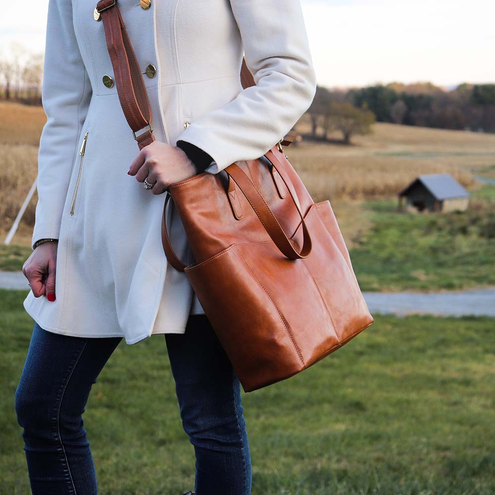 Oversized RFID Concealed-Carry Travel Tote