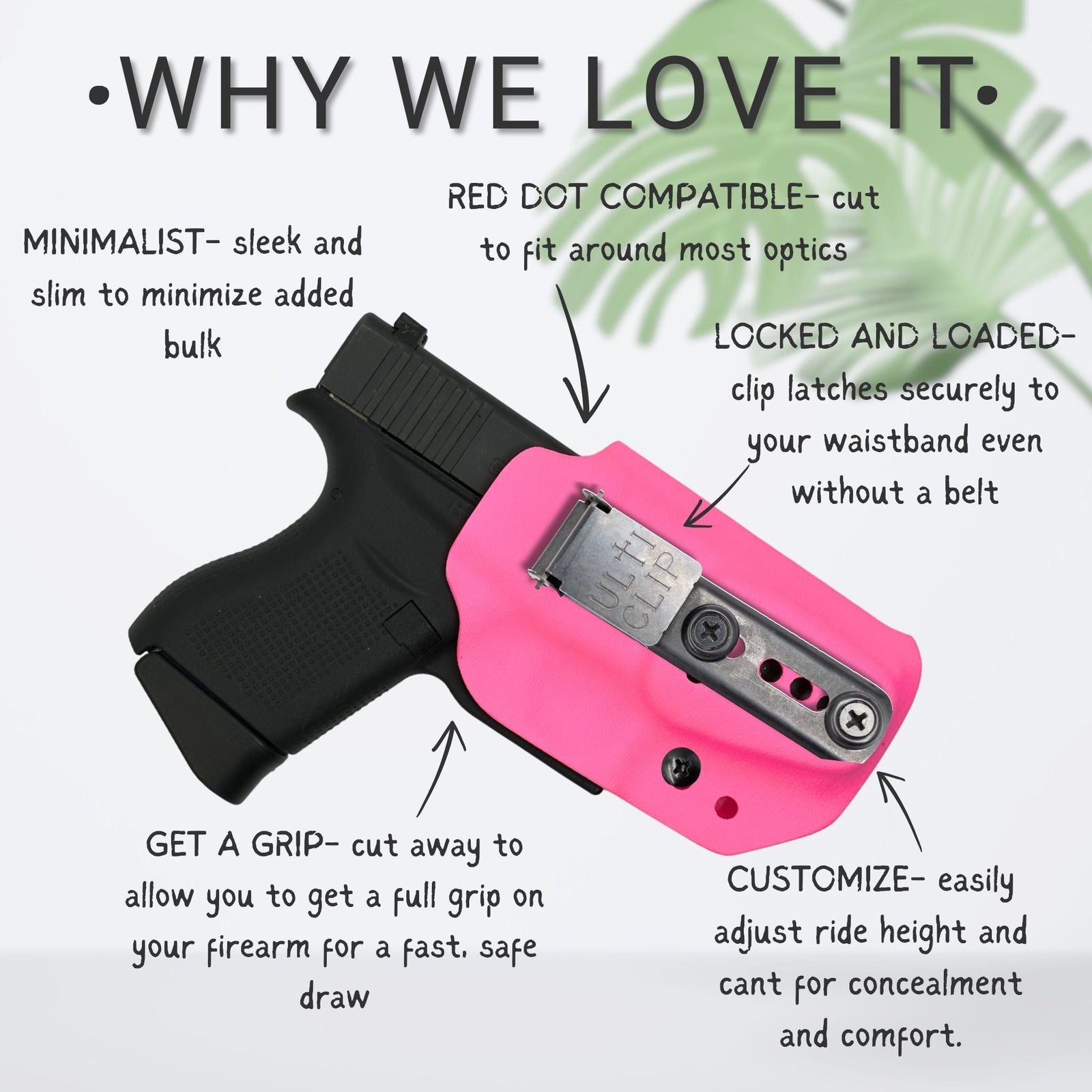 Betty 2.0 IWB Holster for Bersa Thunder .380