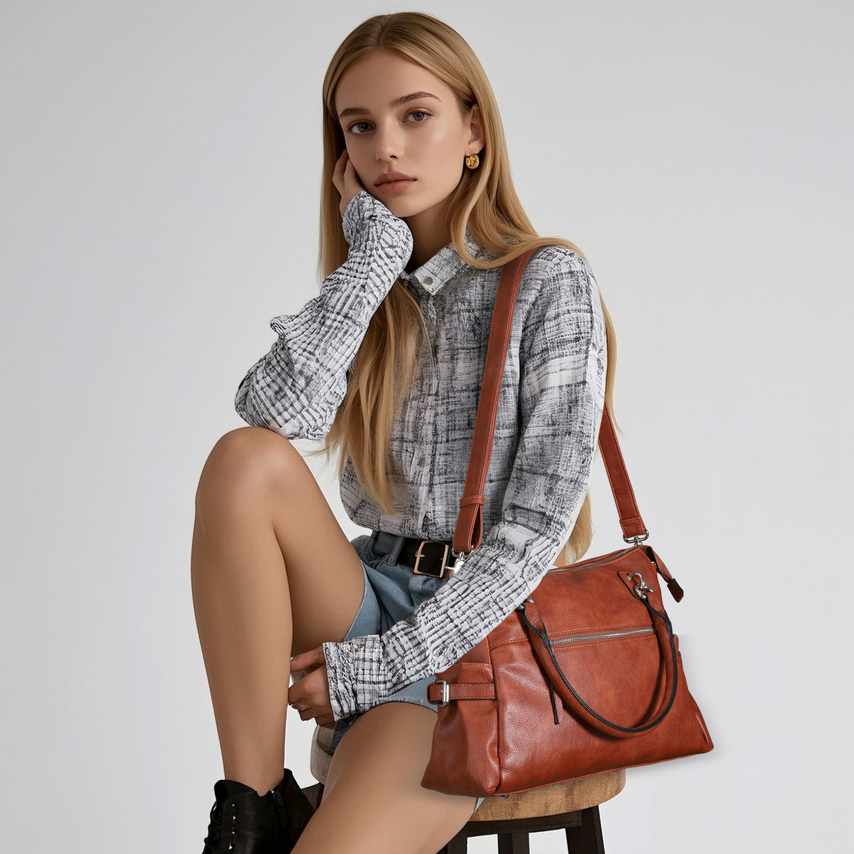 Jessica Concealed-Carry Satchel