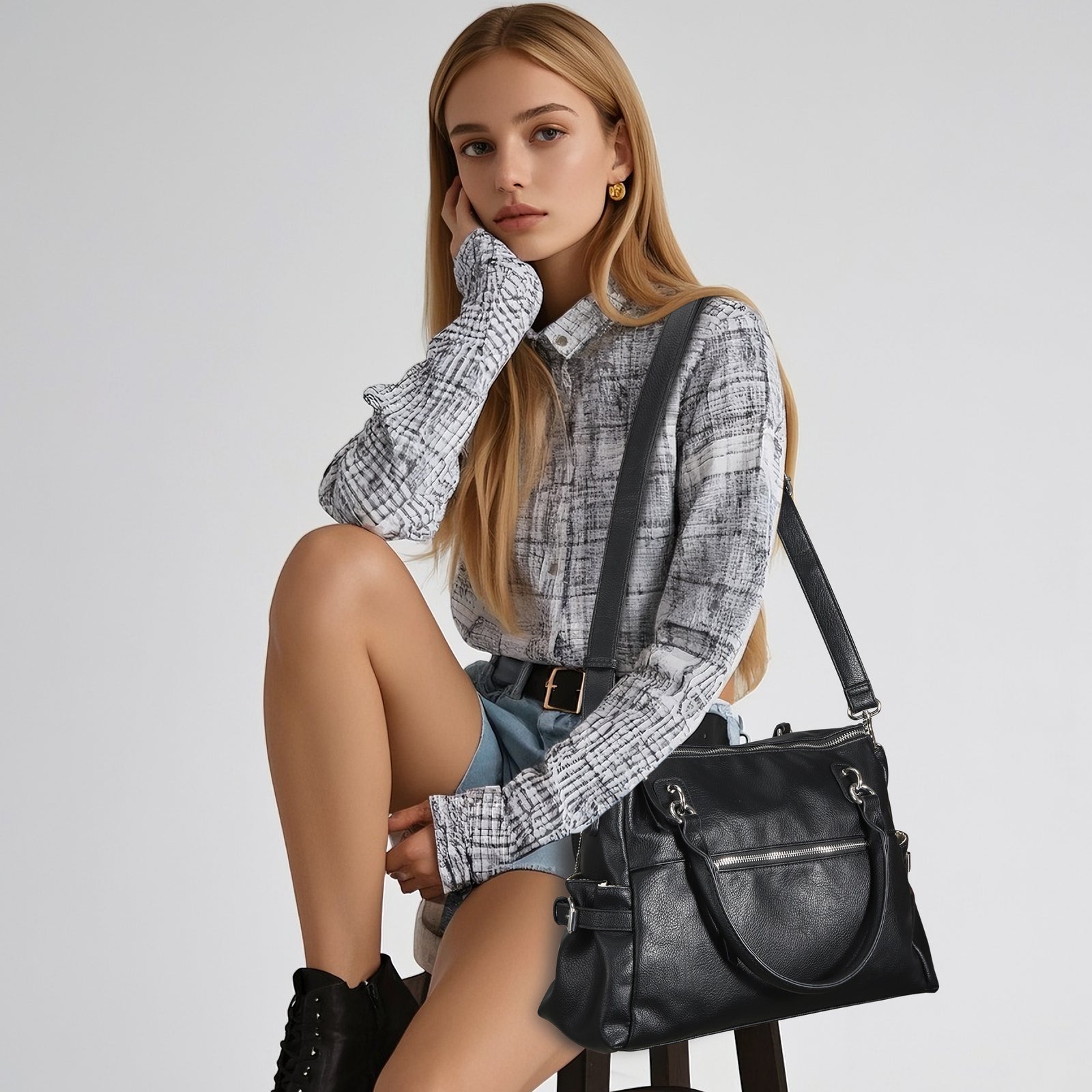 Jessica Concealed-Carry Satchel