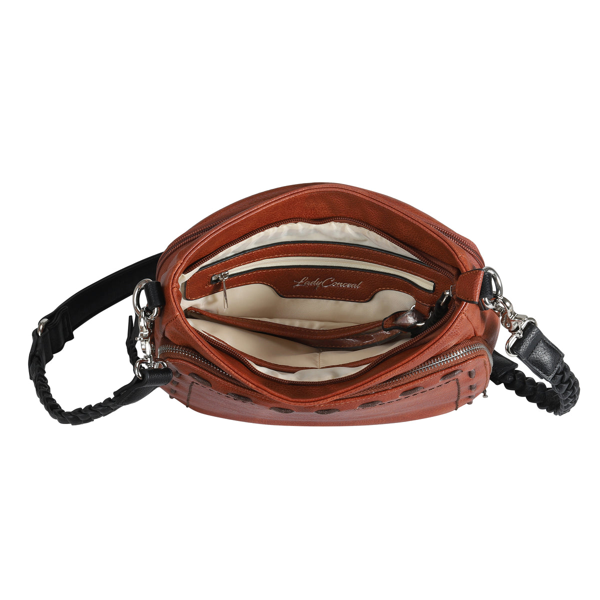 Skylar Stitched Concealed-Carry Crossbody