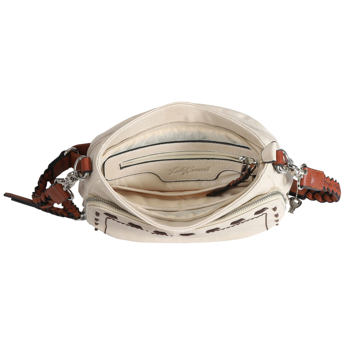 Skylar Stitched Concealed-Carry Crossbody