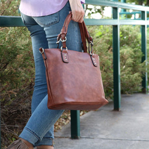 Ella Braided Concealed-Carry Satchel