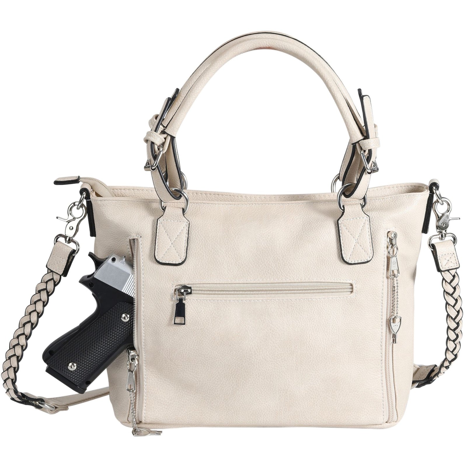 Ella Braided Concealed-Carry Satchel