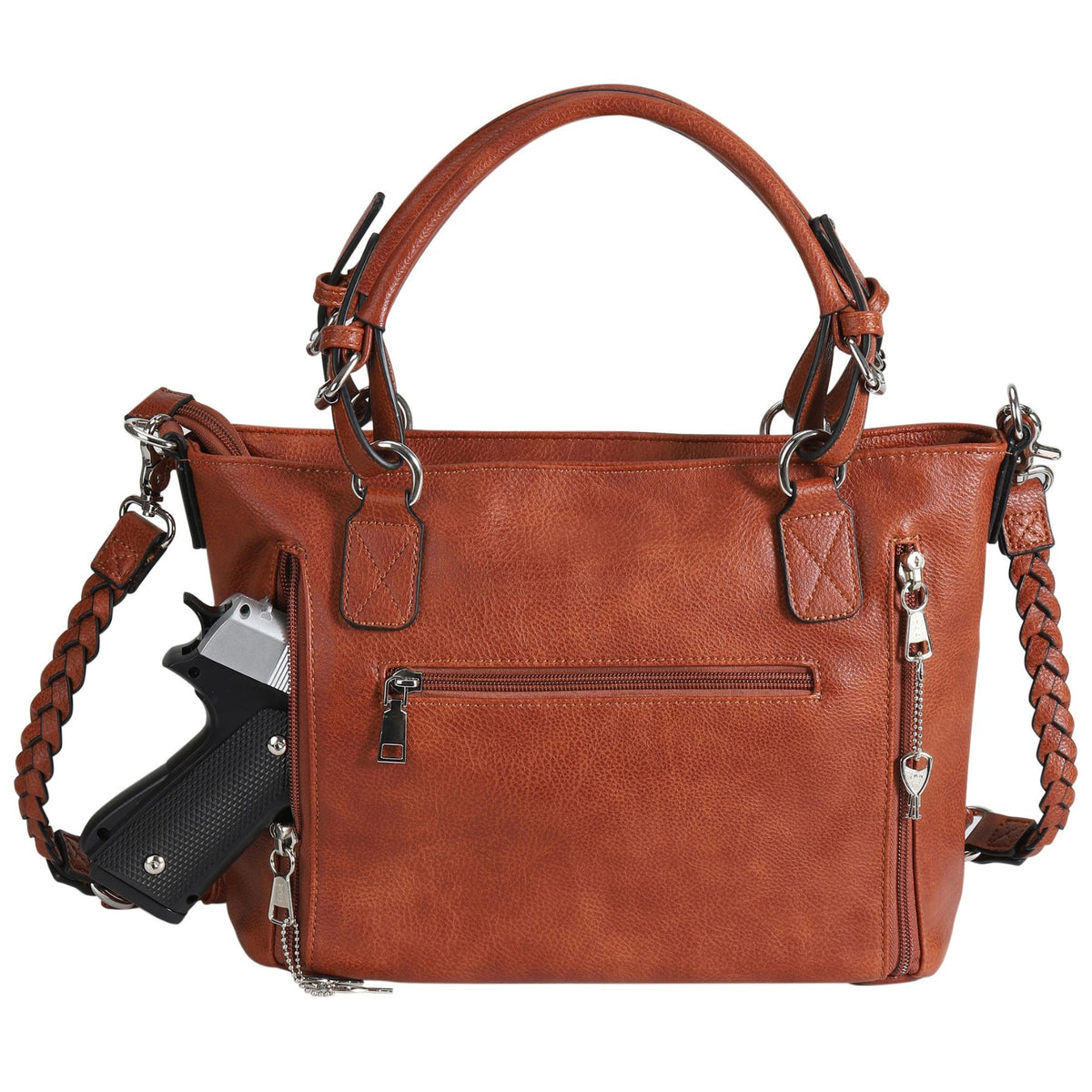 Ella Braided Concealed-Carry Satchel