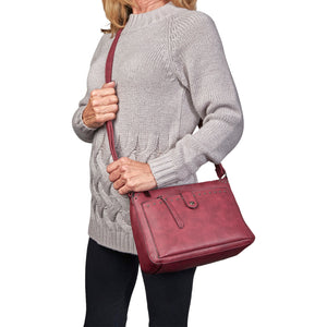 Kinsley Concealed-Carry Crossbody with RFID Wallet