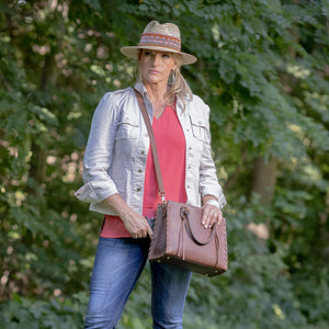 Emma Laced Concealed-Carry Satchel