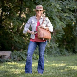 Norah Laced Concealed-Carry Tote