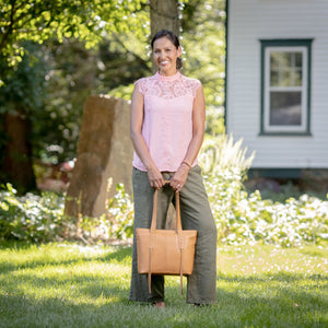 Norah Laced Concealed-Carry Tote