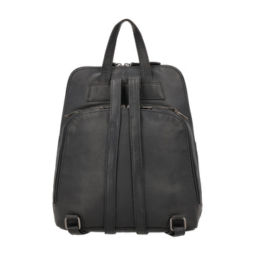 concealed carry genuine leather backpack women Jayden by Lady Conceal Black handed and left Concealed-Carry Backpack | Allie Backpack