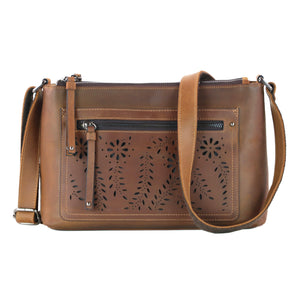 Brynlee Distressed Concealed-Carry Crossbody