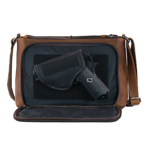 Brynlee Distressed Concealed-Carry Crossbody