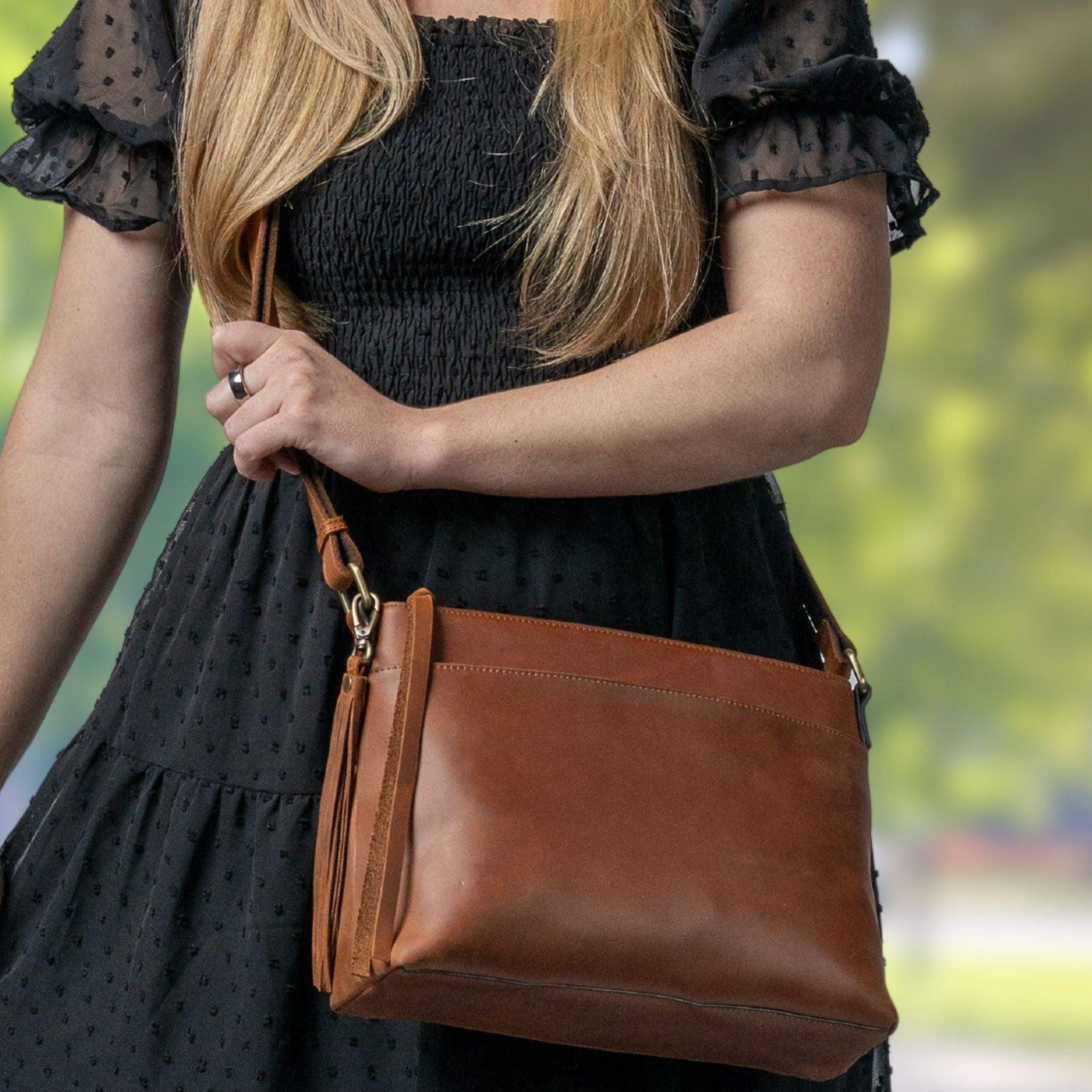 Callie | Concealed Carry Leather Crossbody or Shoulder Bag