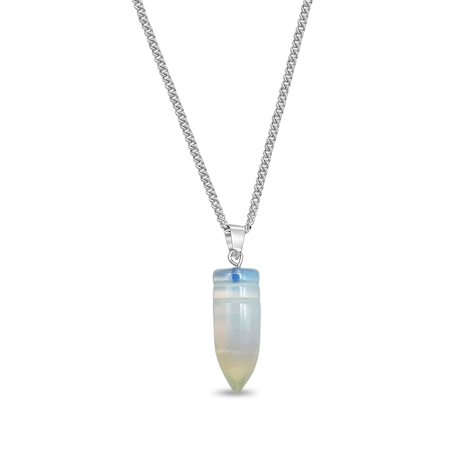 Gemstone Bullet Pendant