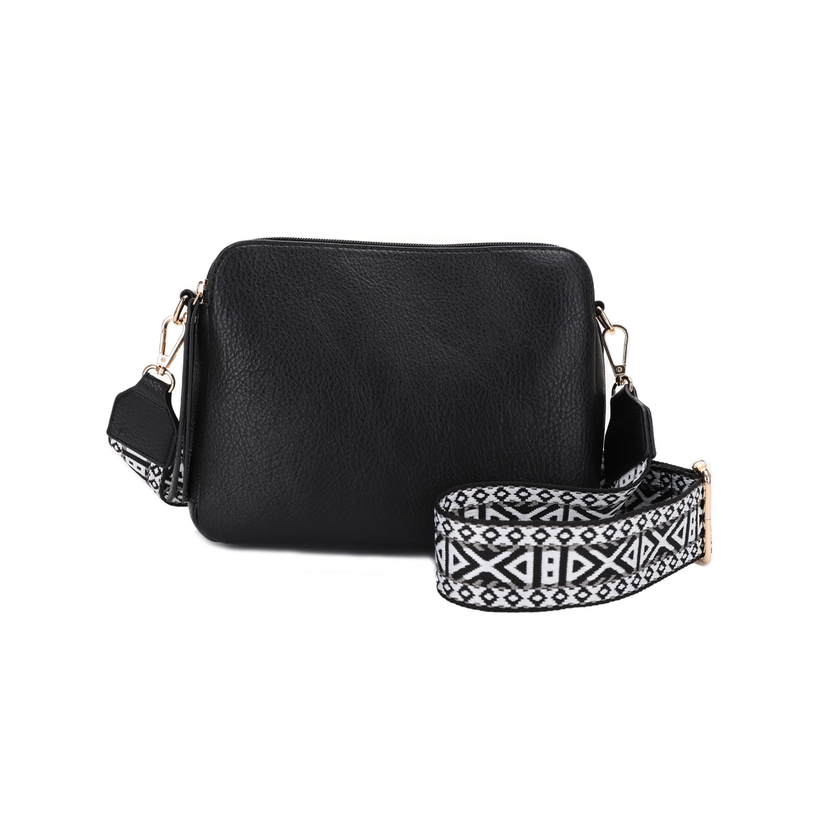 Rebecca Triple Compartment Lock and Key Concealed Carry Crossbody