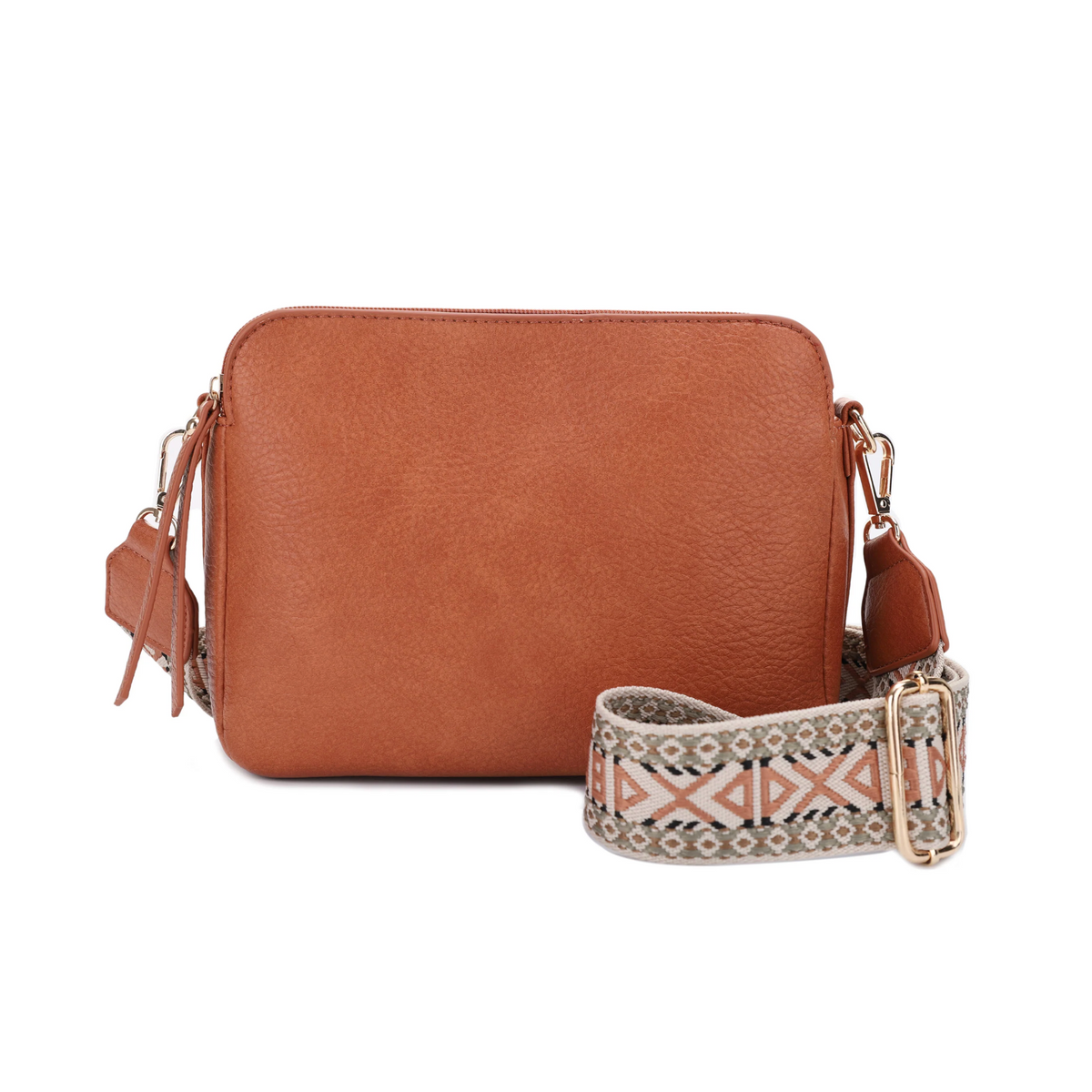 Rebecca Triple Compartment Lock and Key Concealed Carry Crossbody